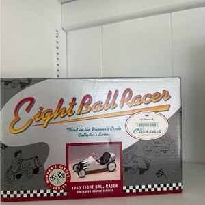 Hallmark Eight Ball Racer Die-Cast Model - Black and White